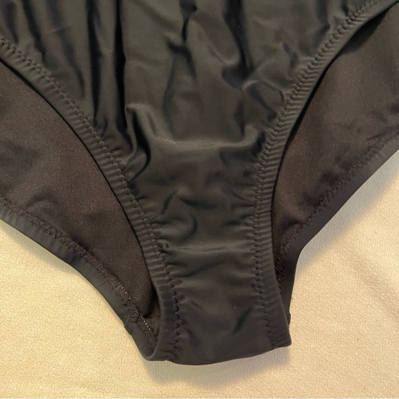 NWT flutter sleeve low V neck swim one piece - Picture 14 of 14